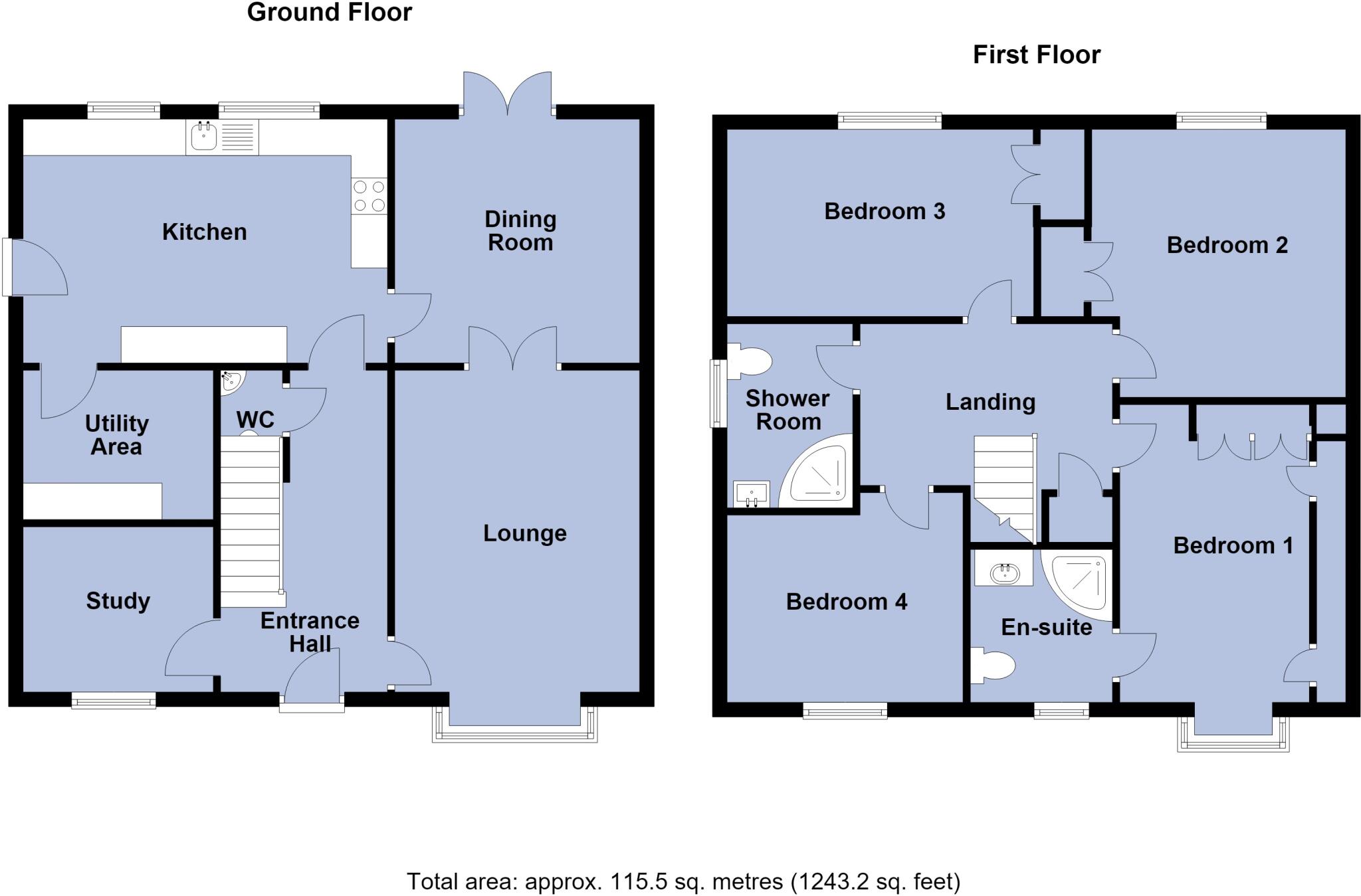 Ravenscroft, Chatteris, Cambs, PE16 6NW floorplan