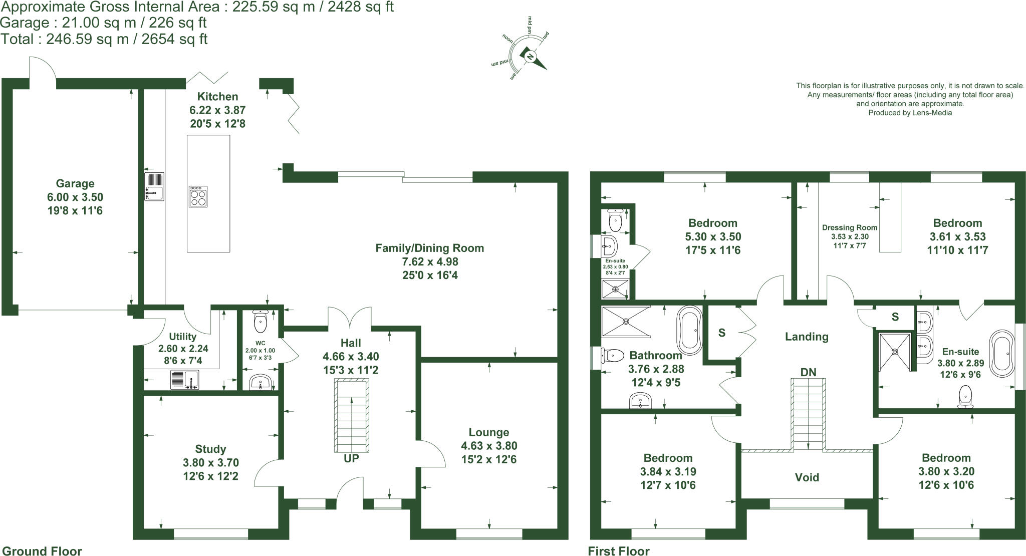 Occupation Lane, Staining, Blackpool, Lancashire floorplan