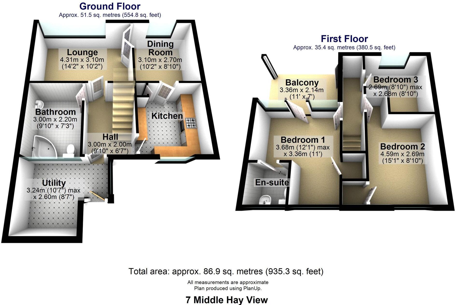 Middle Hay View, Sheffield, S14 floorplan