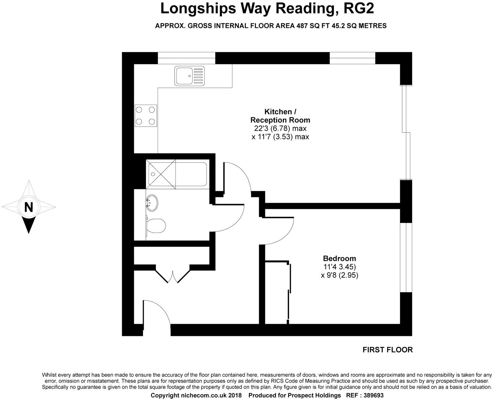 Longships Way, Reading, Berkshire, RG2 floorplan