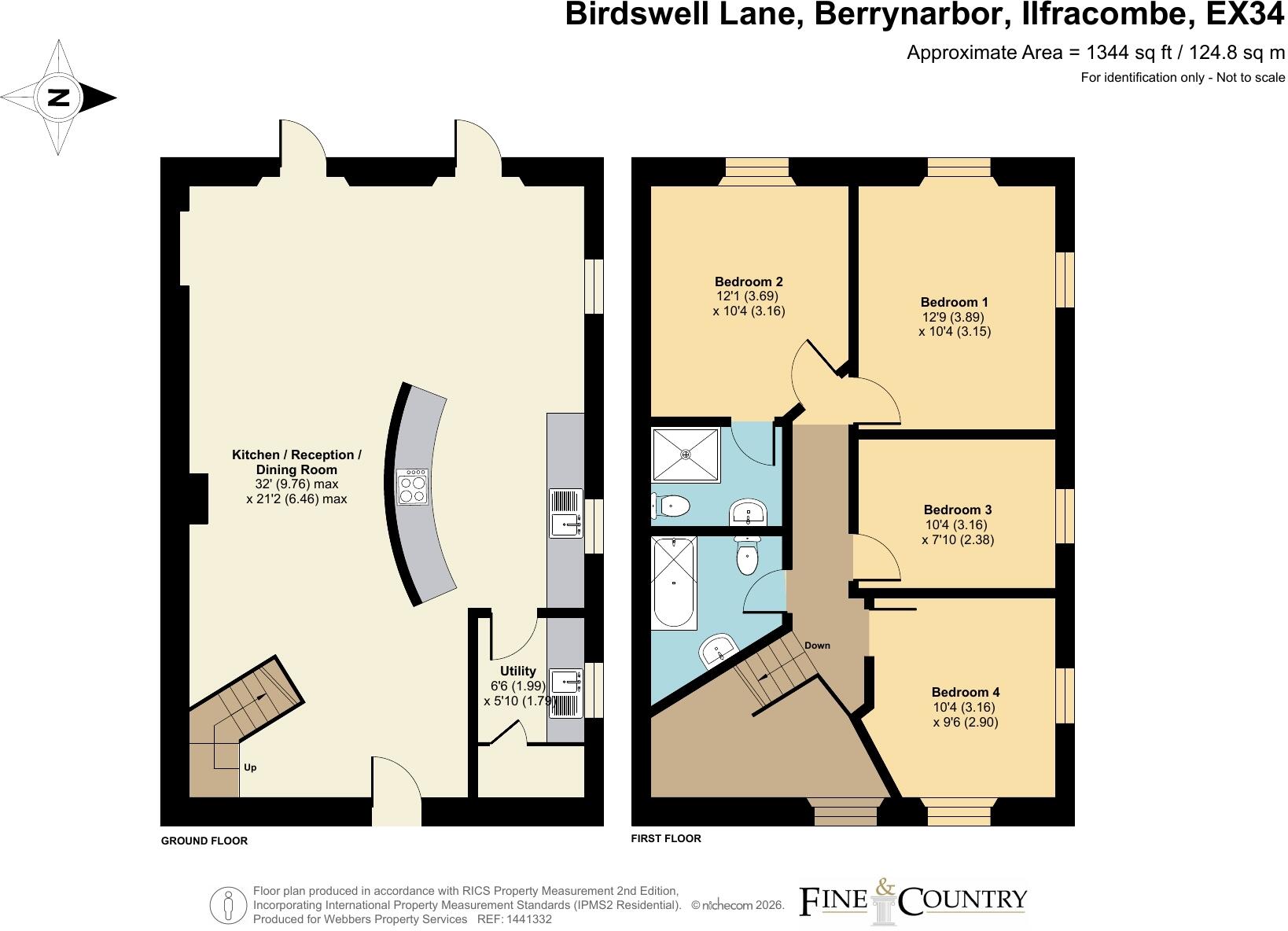 Birdswell Lane, Berrynarbor, Ilfracombe, Devon, EX34 floorplan