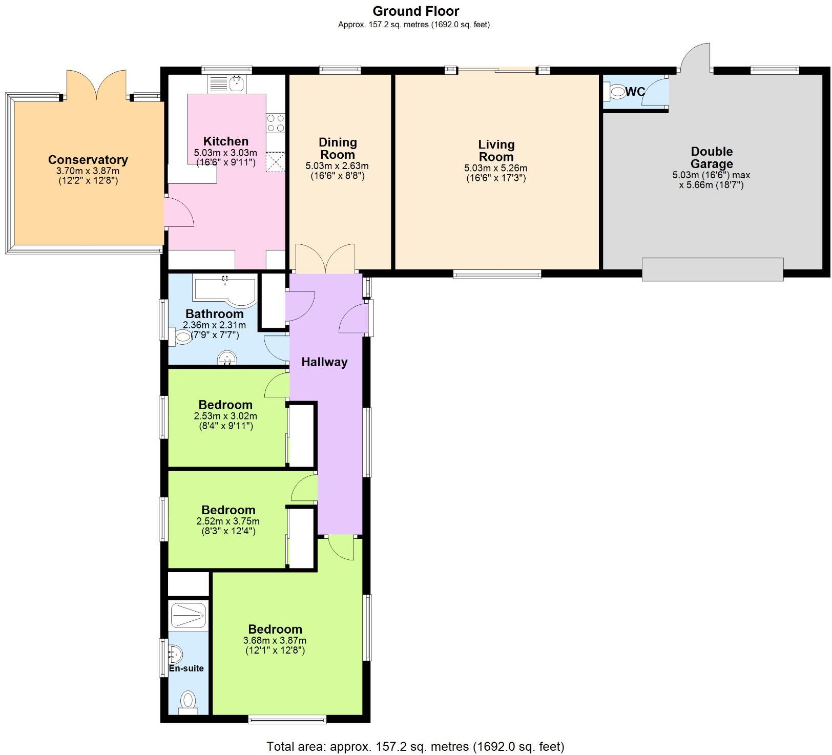 Stirchley Village, Telford, Shropshire, TF3 1DY floorplan