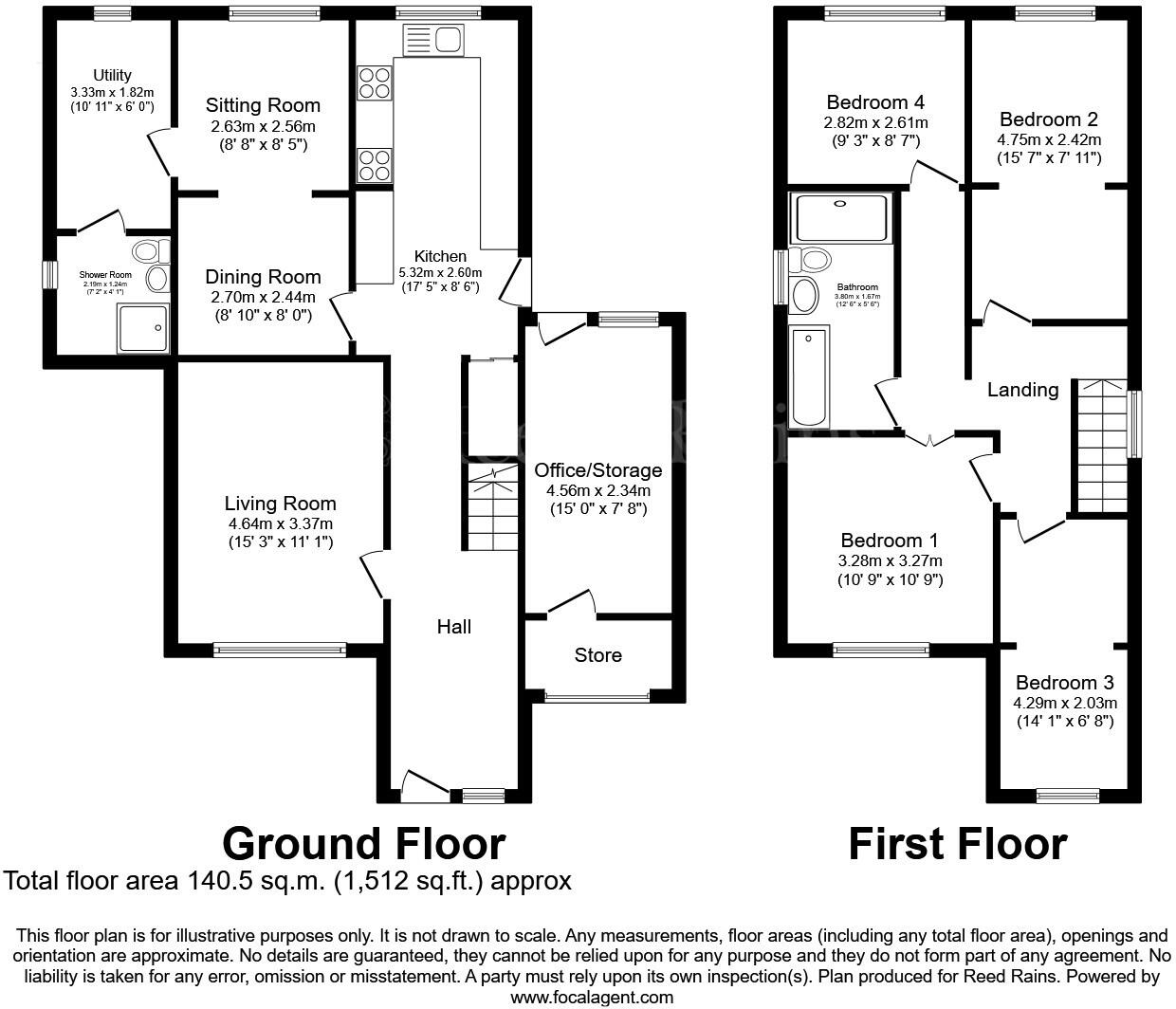 Woodsetts Road, North Anston, Sheffield, South Yorkshire, S25 floorplan