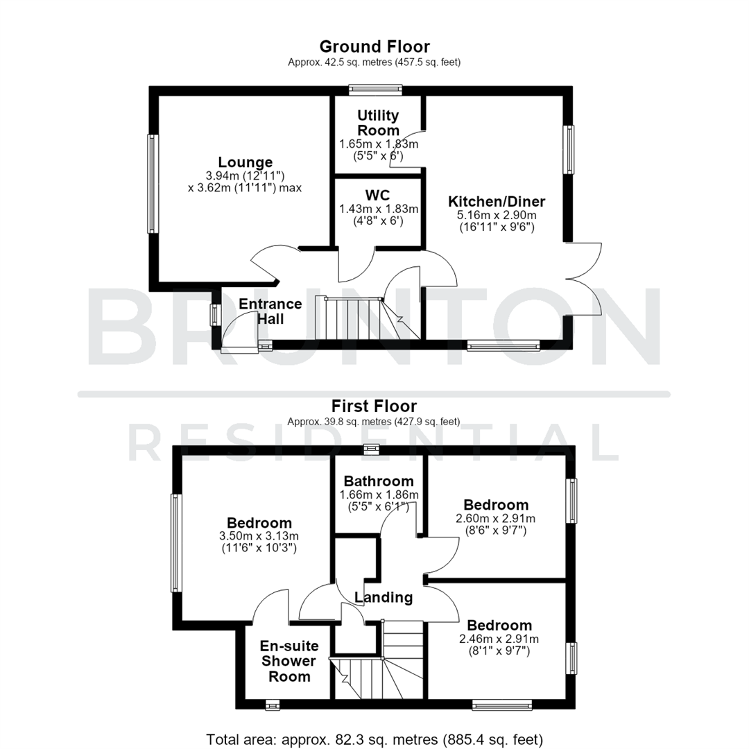 Holly Way, West Meadows, Cramlington, NE23 floorplan