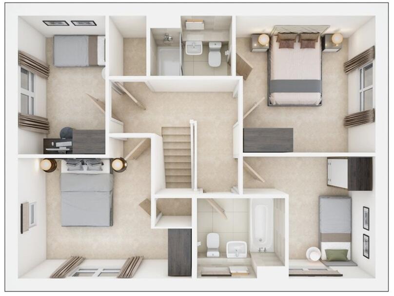 Tillhouse Road, 
Cranbrook, 
Exeter, 
Devon, 
EX5 7FL floorplan