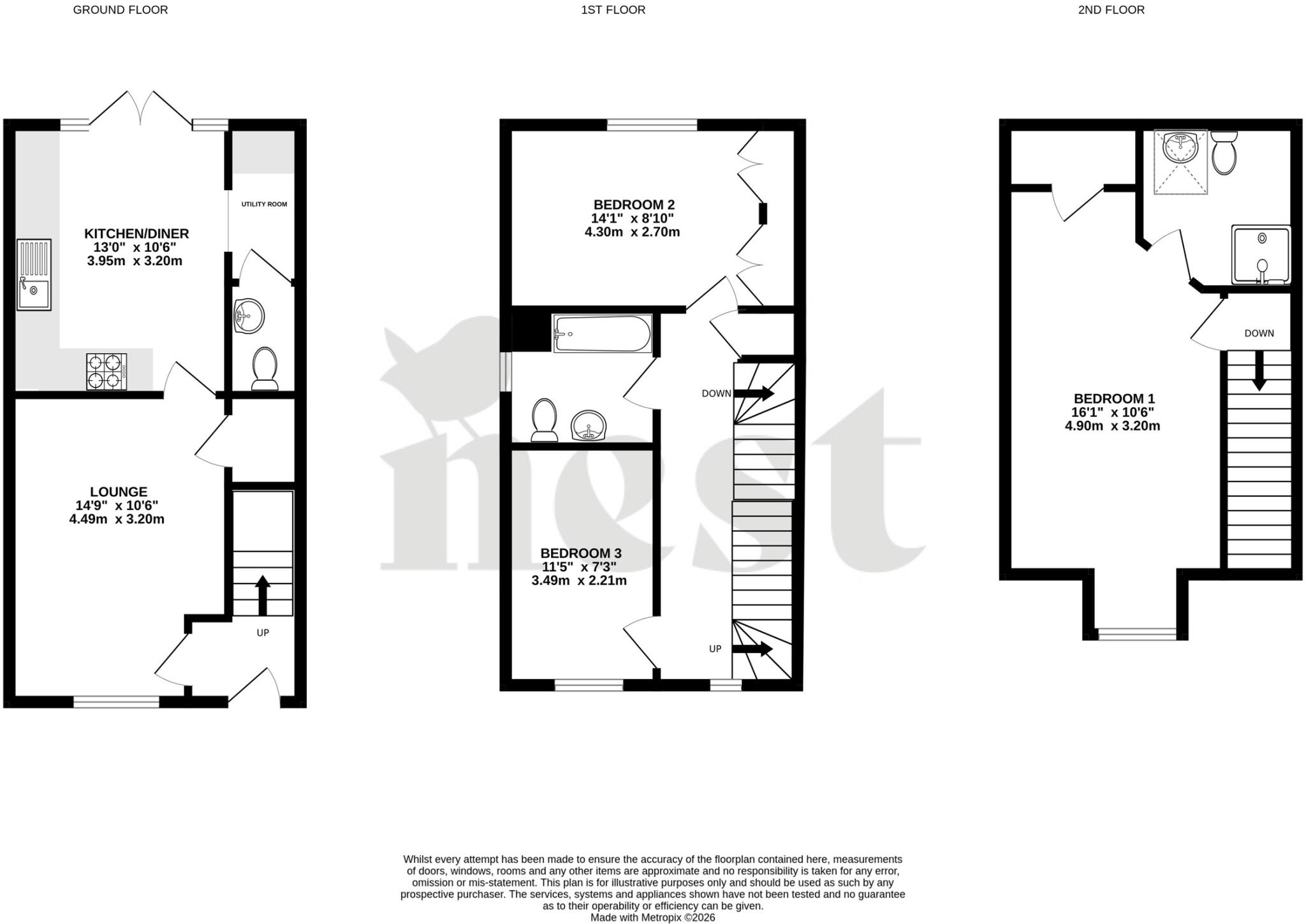 Marigold Road, Bridgwater, Somerset floorplan