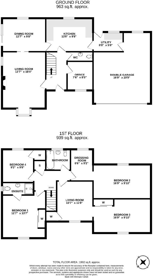 Brambles, Bridstow, Ross-on-Wye floorplan