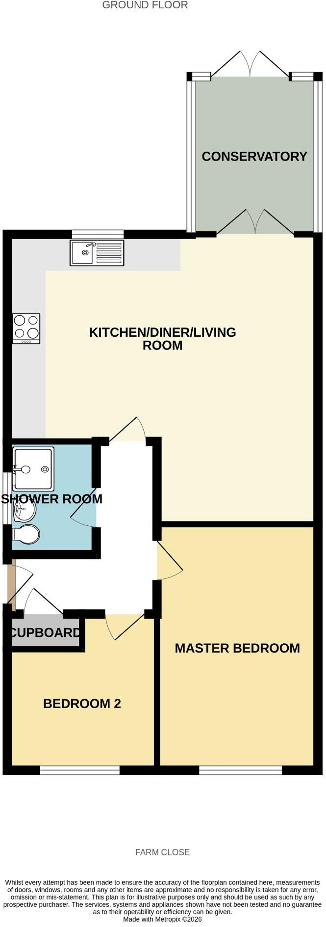 Farm Close, Frinton-On-Sea, Essex, CO13 floorplan