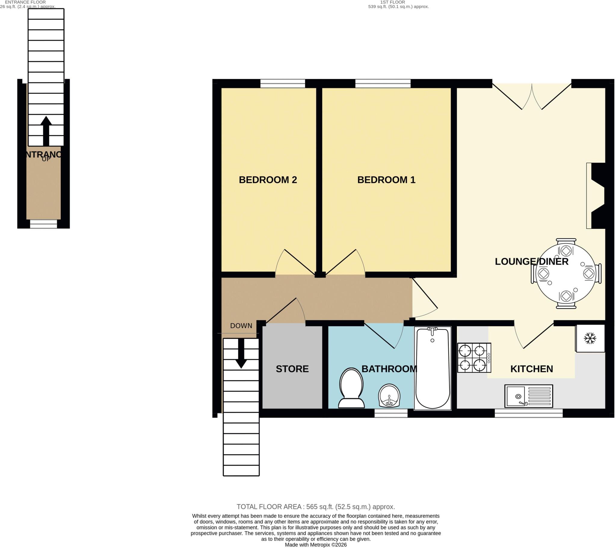 Millstone Close, Bredbury floorplan