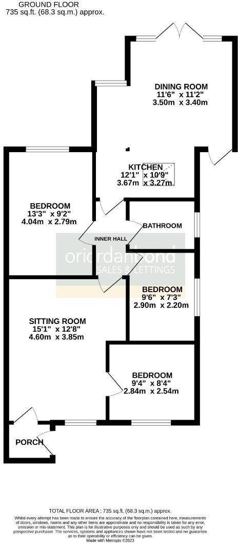 Ringwood Close, Kingsthorpe, Northampton NN2 floorplan
