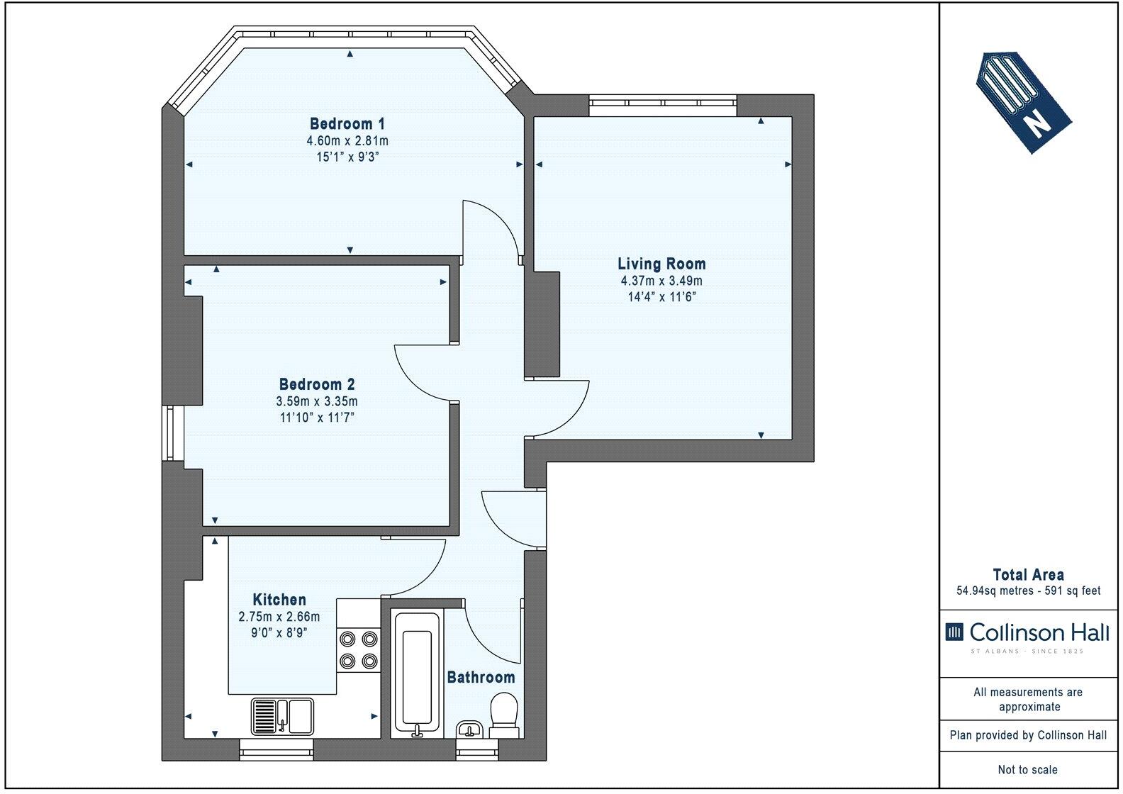 Grosvenor Road, St. Albans, Hertfordshire, AL1 floorplan