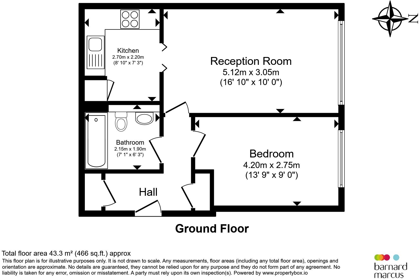 Brambledown Road, Wallington floorplan