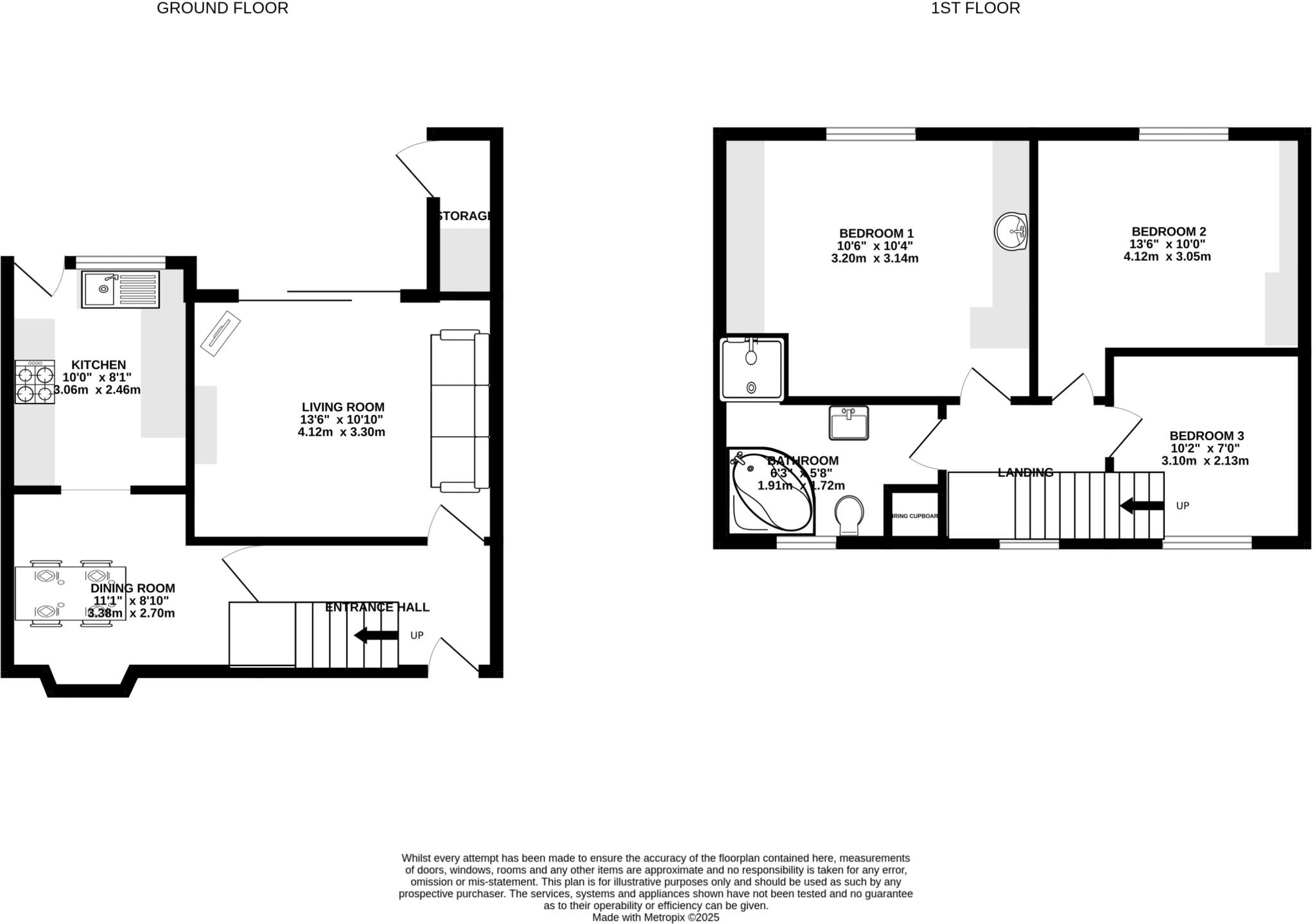 Cheviot Street, Mackworth, DE22 floorplan