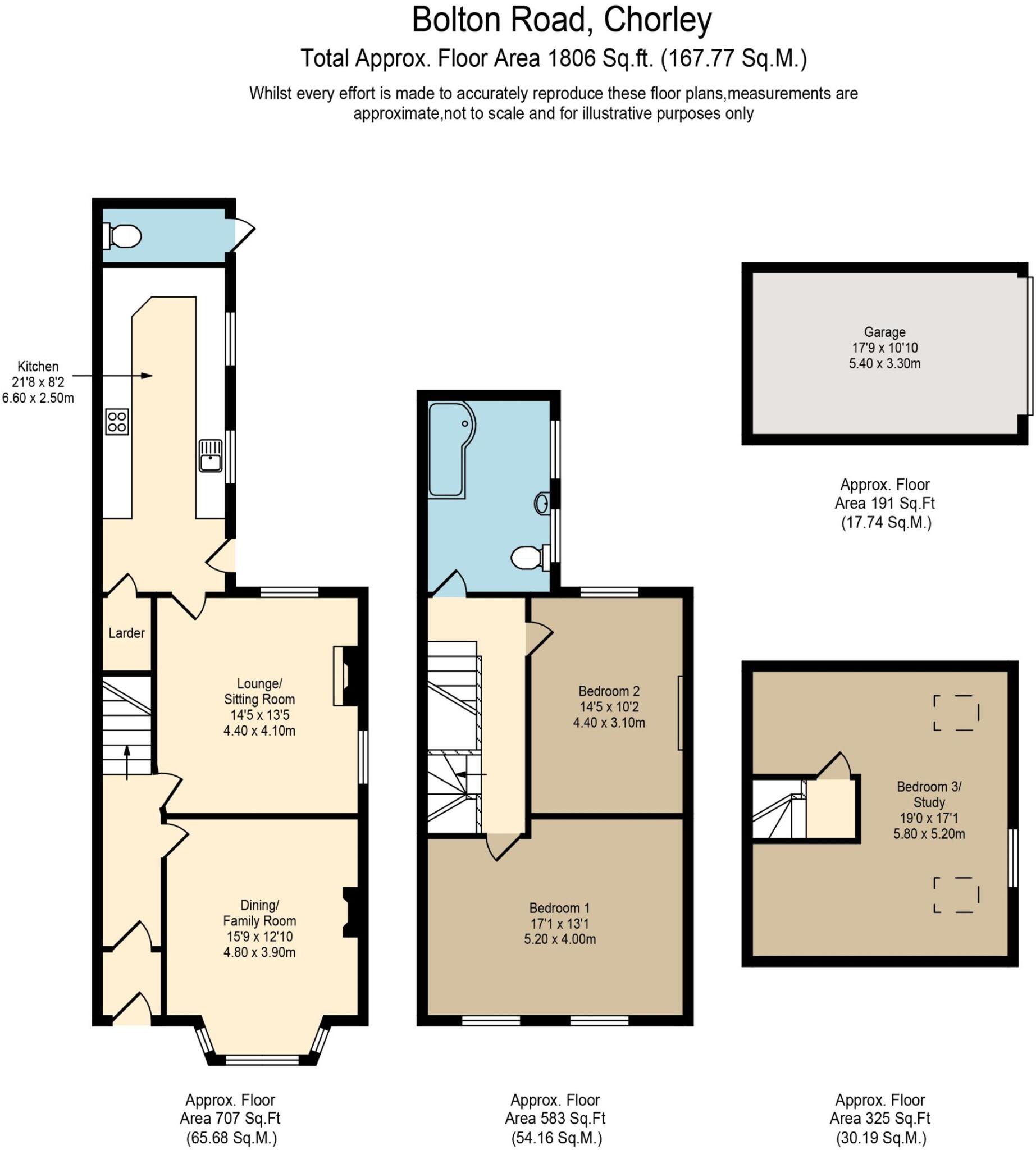 Bolton Road, Chorley, PR7 floorplan