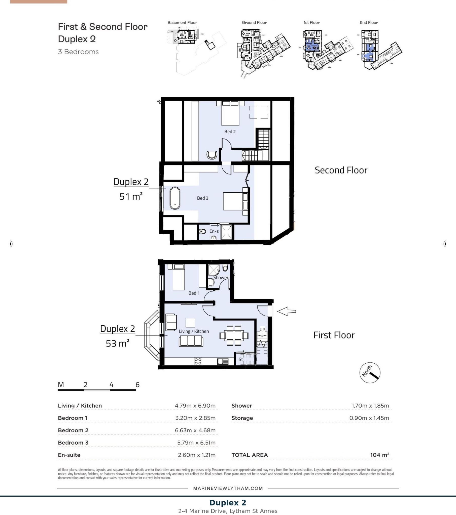 Marine View, Marine Drive, Lytham St Annes, FY8 floorplan
