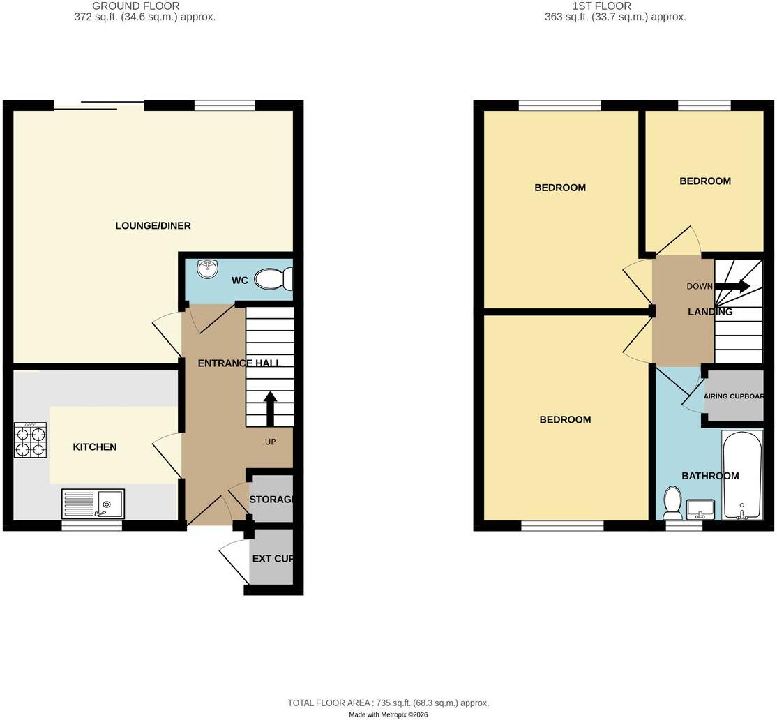 Bristol Close, Rayleigh, SS6 floorplan