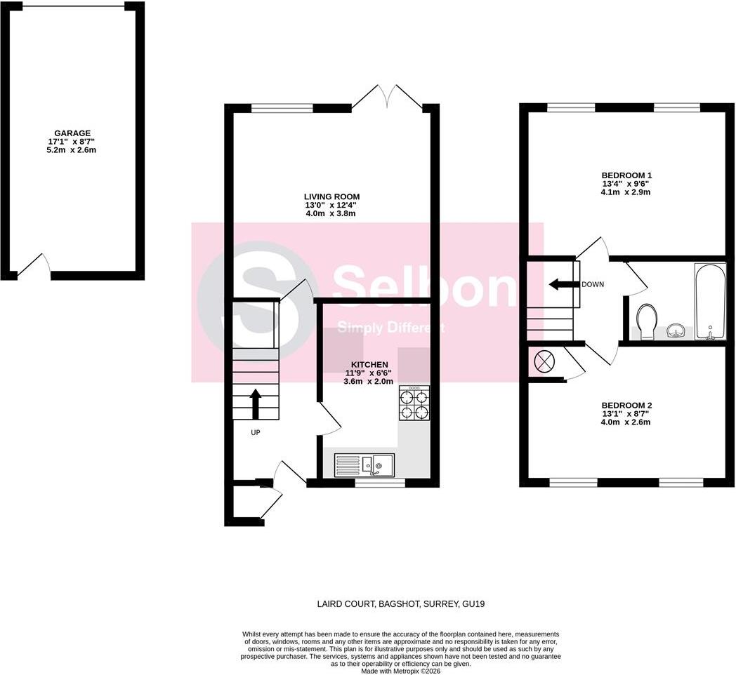Laird Court, Bagshot floorplan