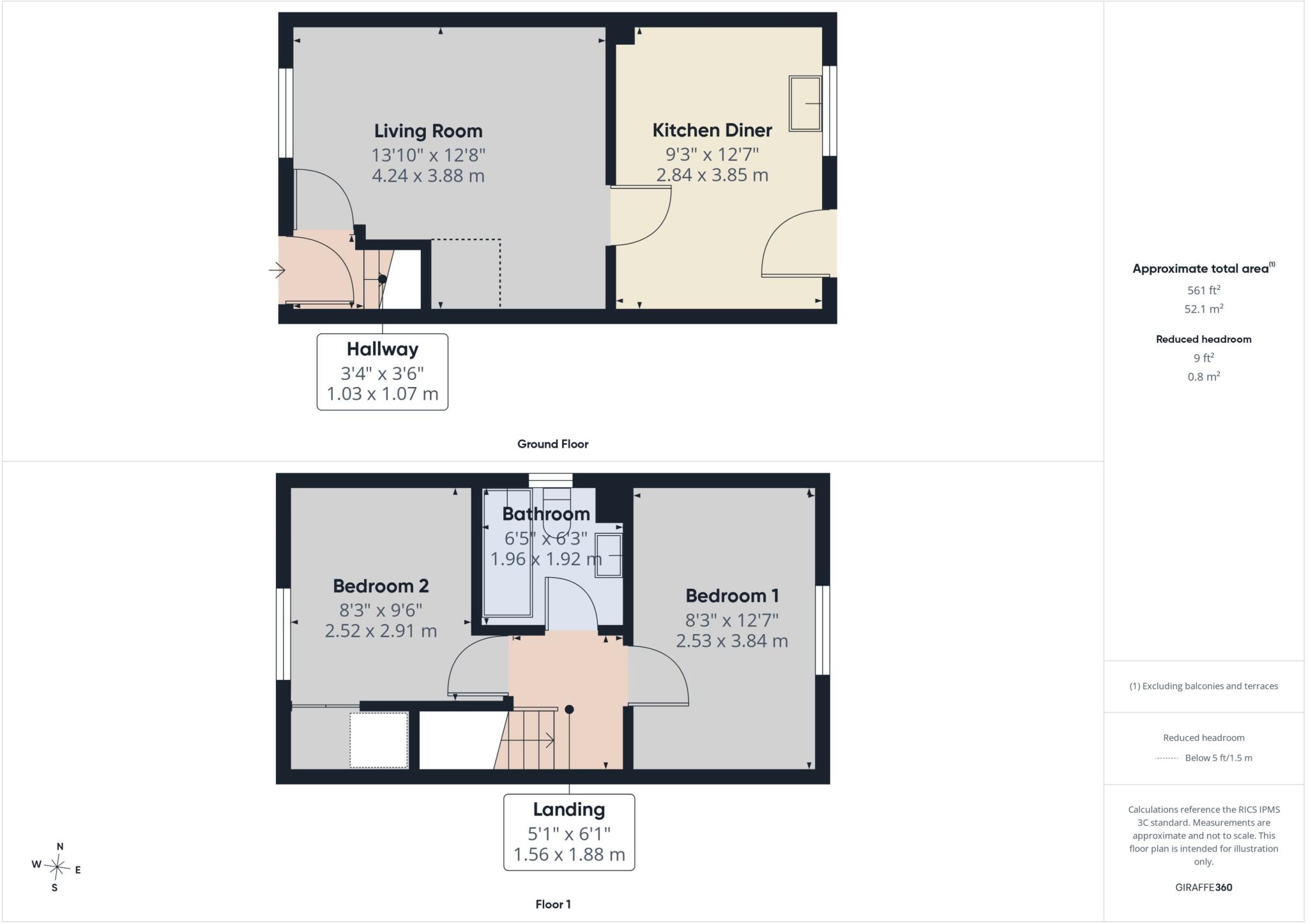 Charlecote Walk, Nuneaton, CV11 floorplan