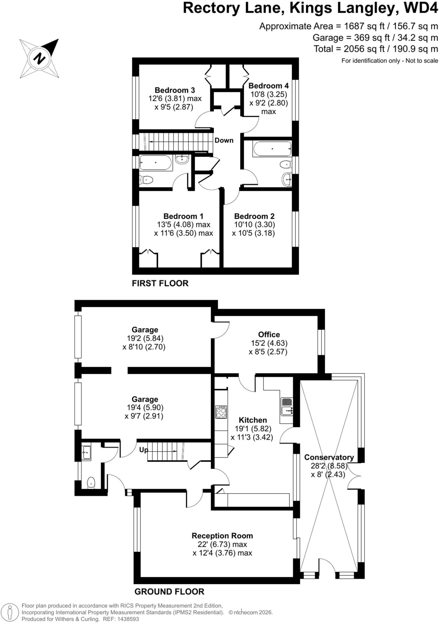 Rectory Lane, Kings Langley, WD4 floorplan