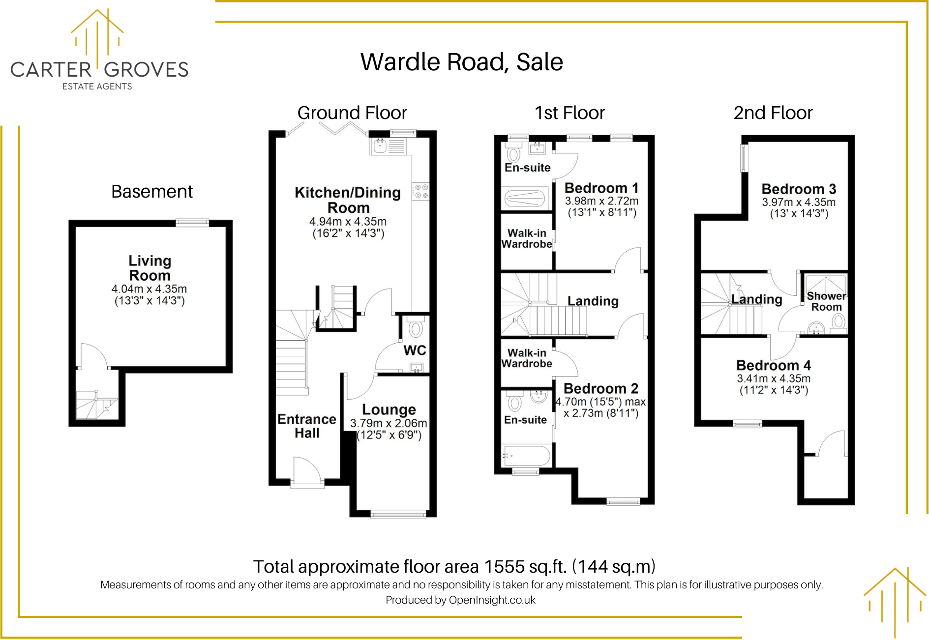Wardle Road, Sale, Greater Manchester, M33 floorplan