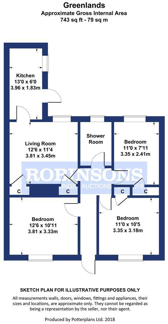 Greenlands, Stanley floorplan