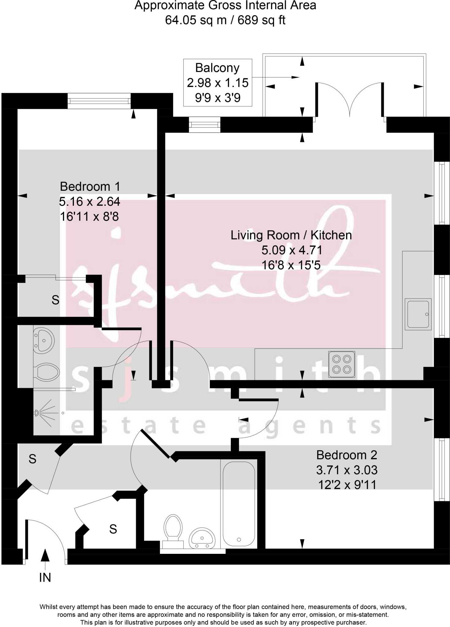 Laburnum Way, Staines-upon-Thames, Stanwell TW19 floorplan
