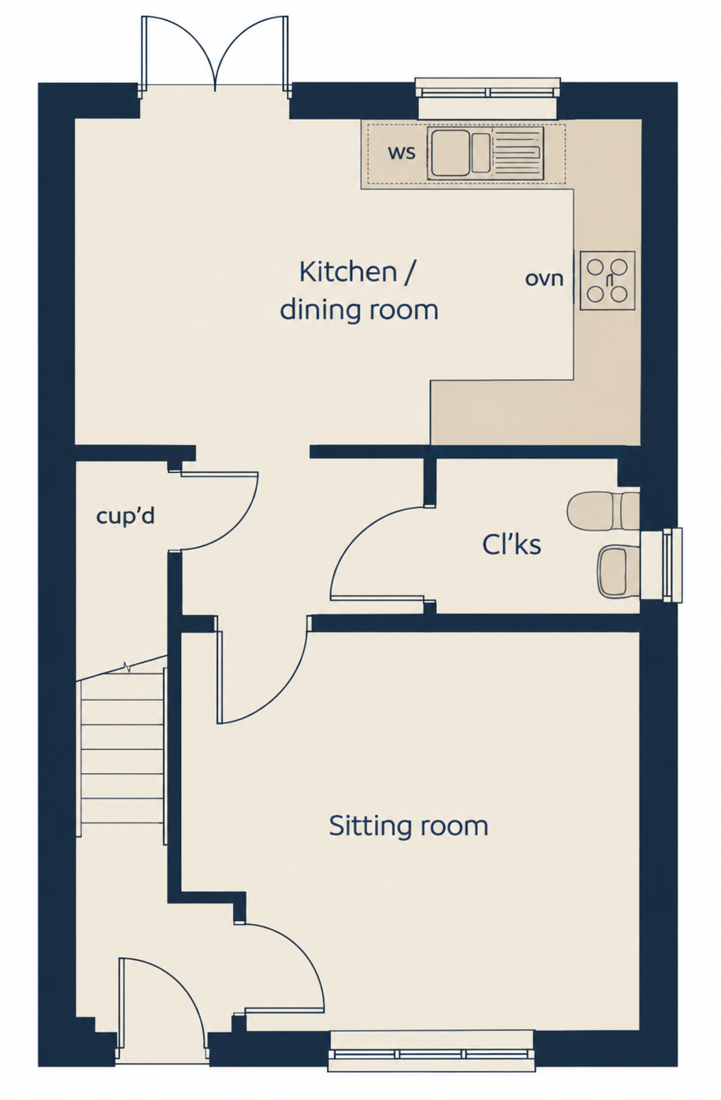 Beltie Close, Whitehouse, Milton Keynes, MK8 floorplan
