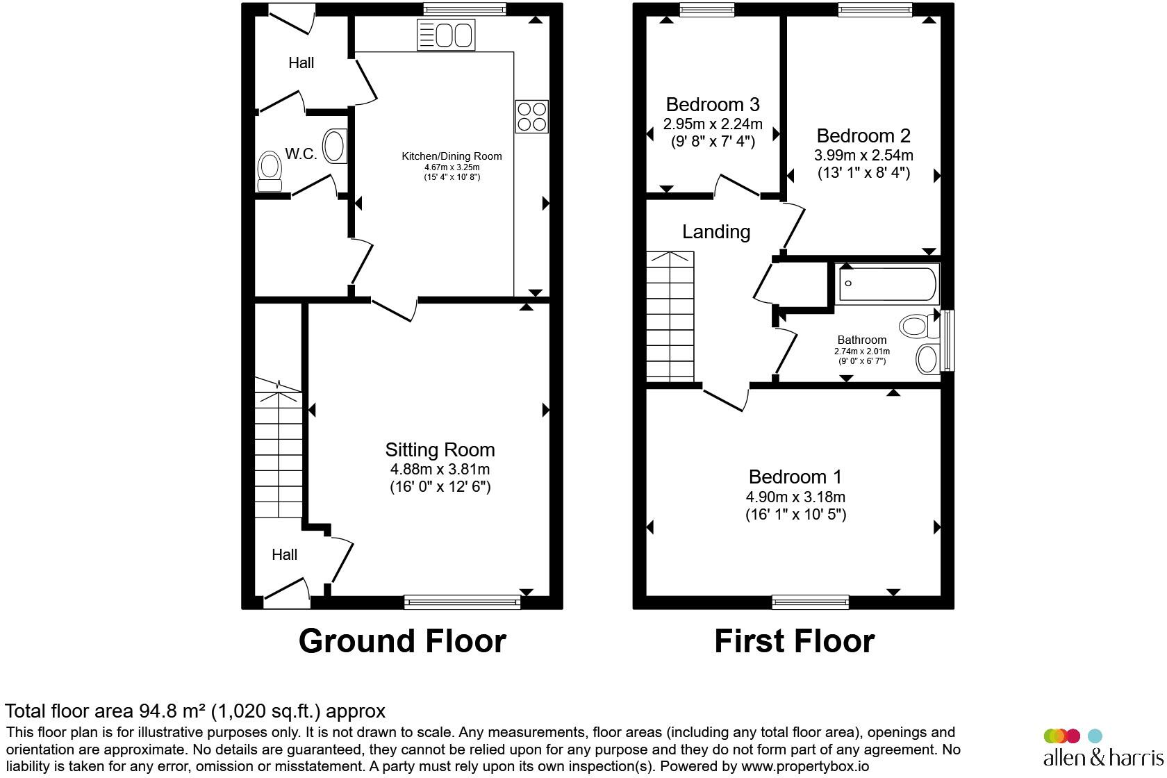 St. James Drive, Corsham floorplan