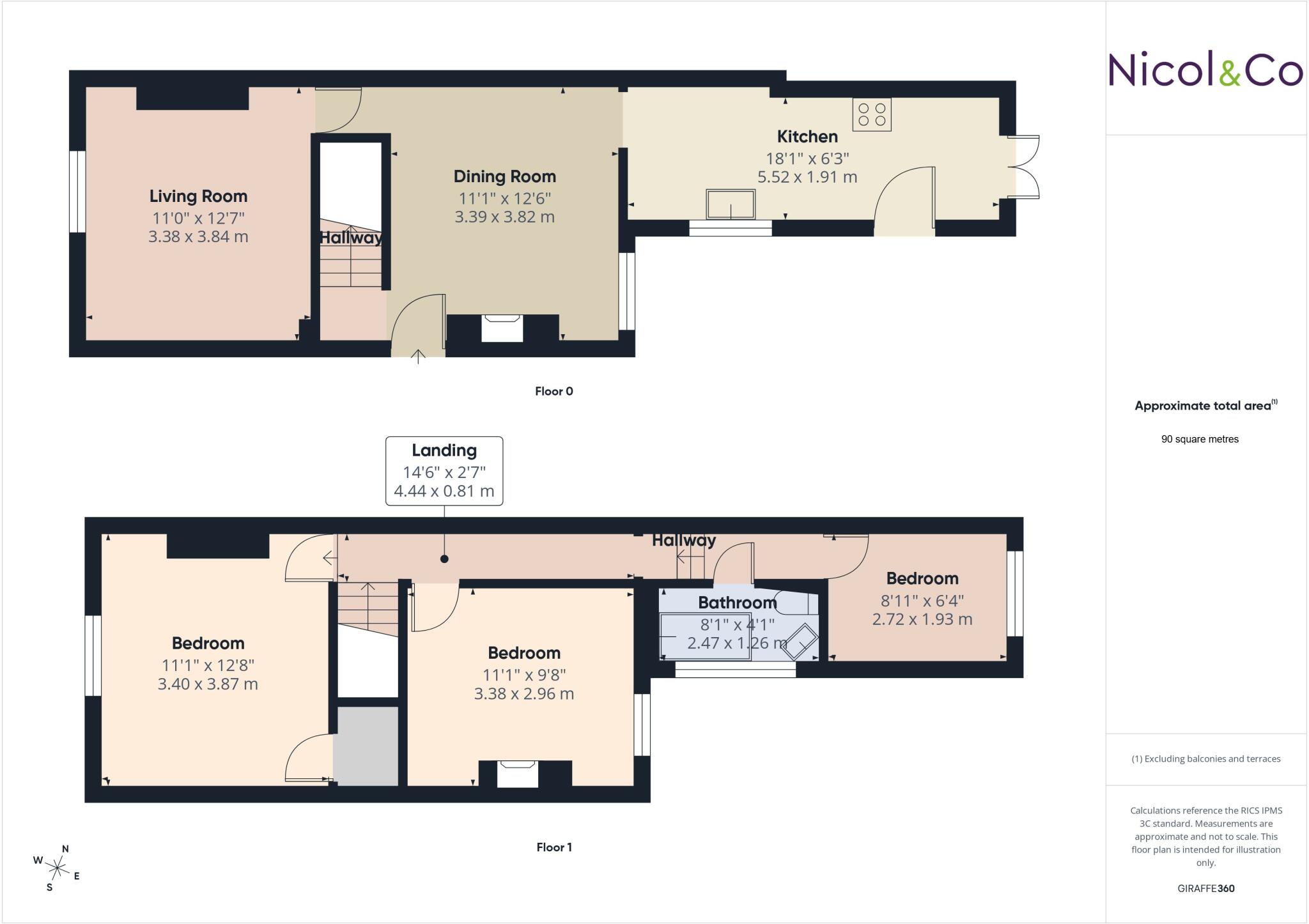 Chester Place, Malvern, Worcestershire, WR14 floorplan