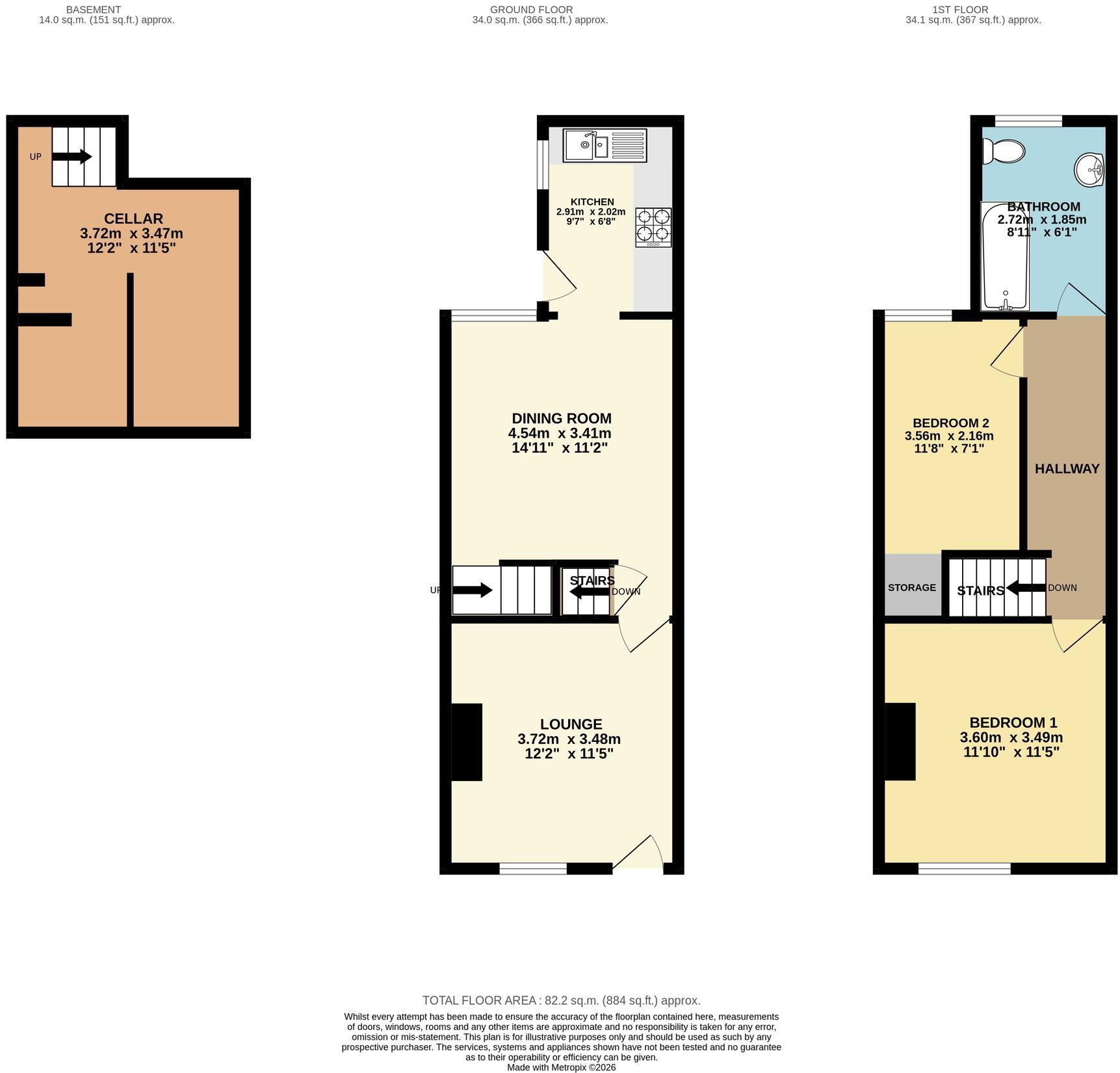 Foljambe Road, Chesterfield, S40 floorplan
