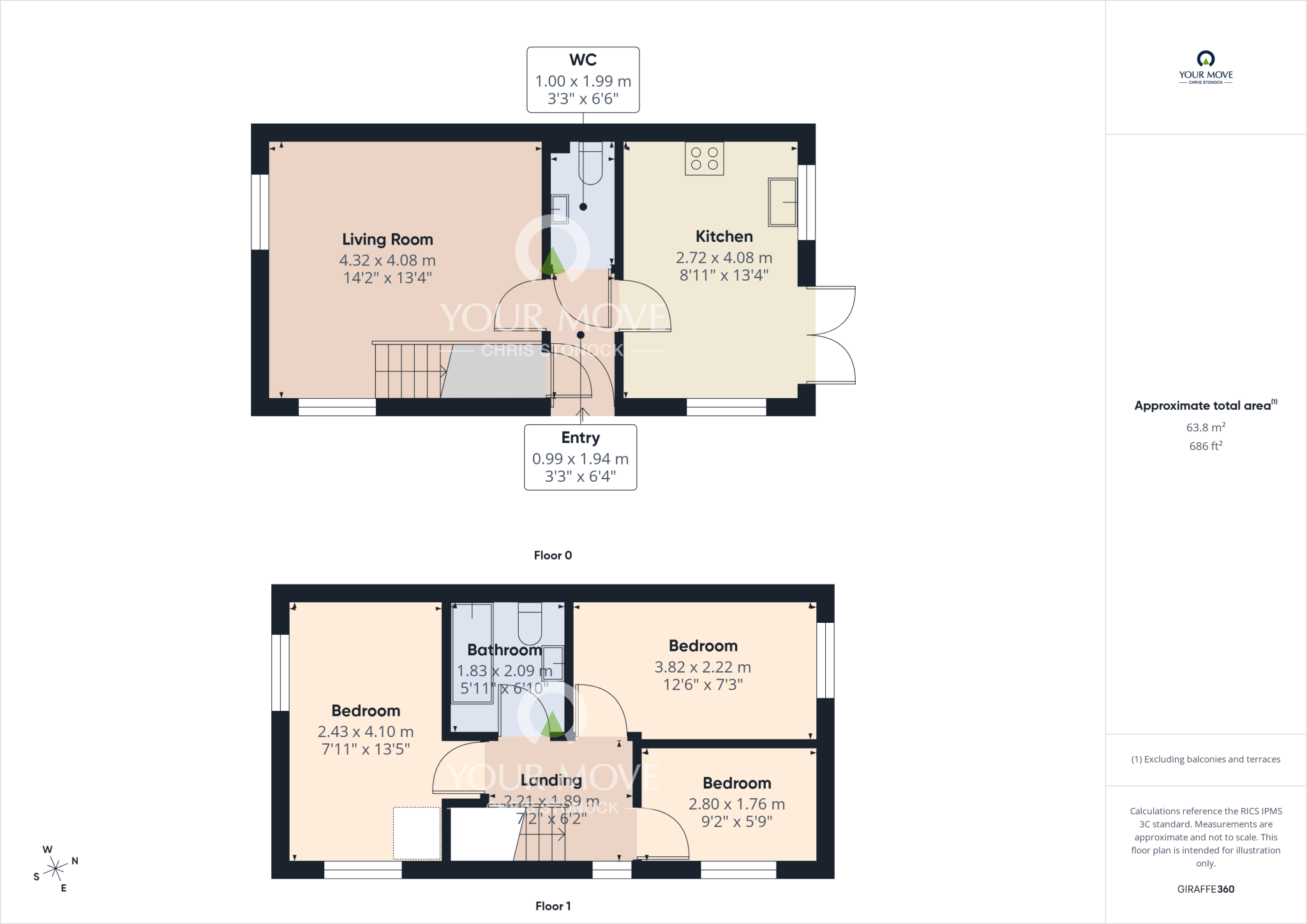 Cuthbert Park, Birtley, Chester Le Street, Tyne and Wear, DH3 floorplan