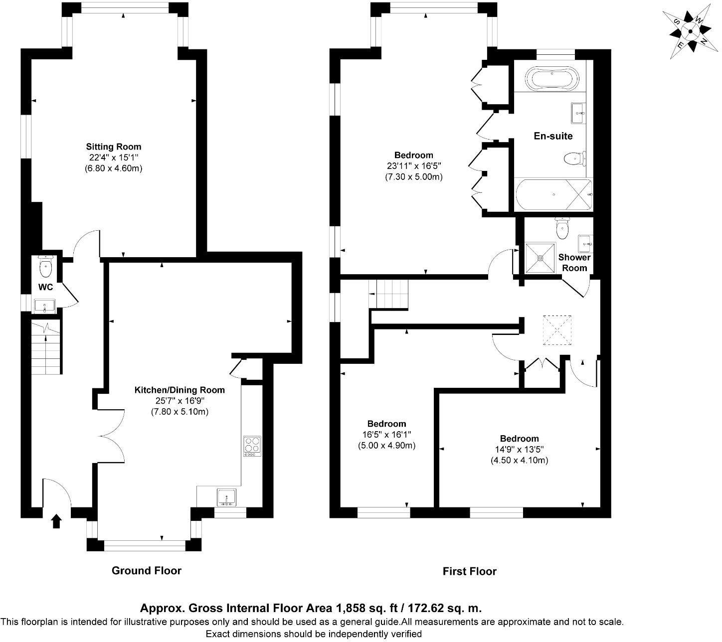 The South Border, Purley, Croydon(London Borough), CR8 floorplan