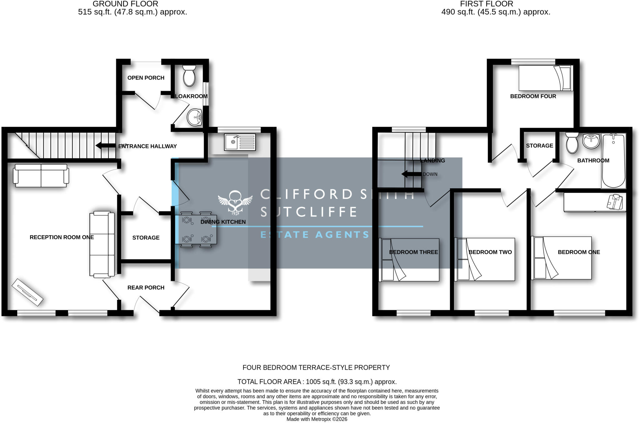 Fielden Street, Burnley floorplan