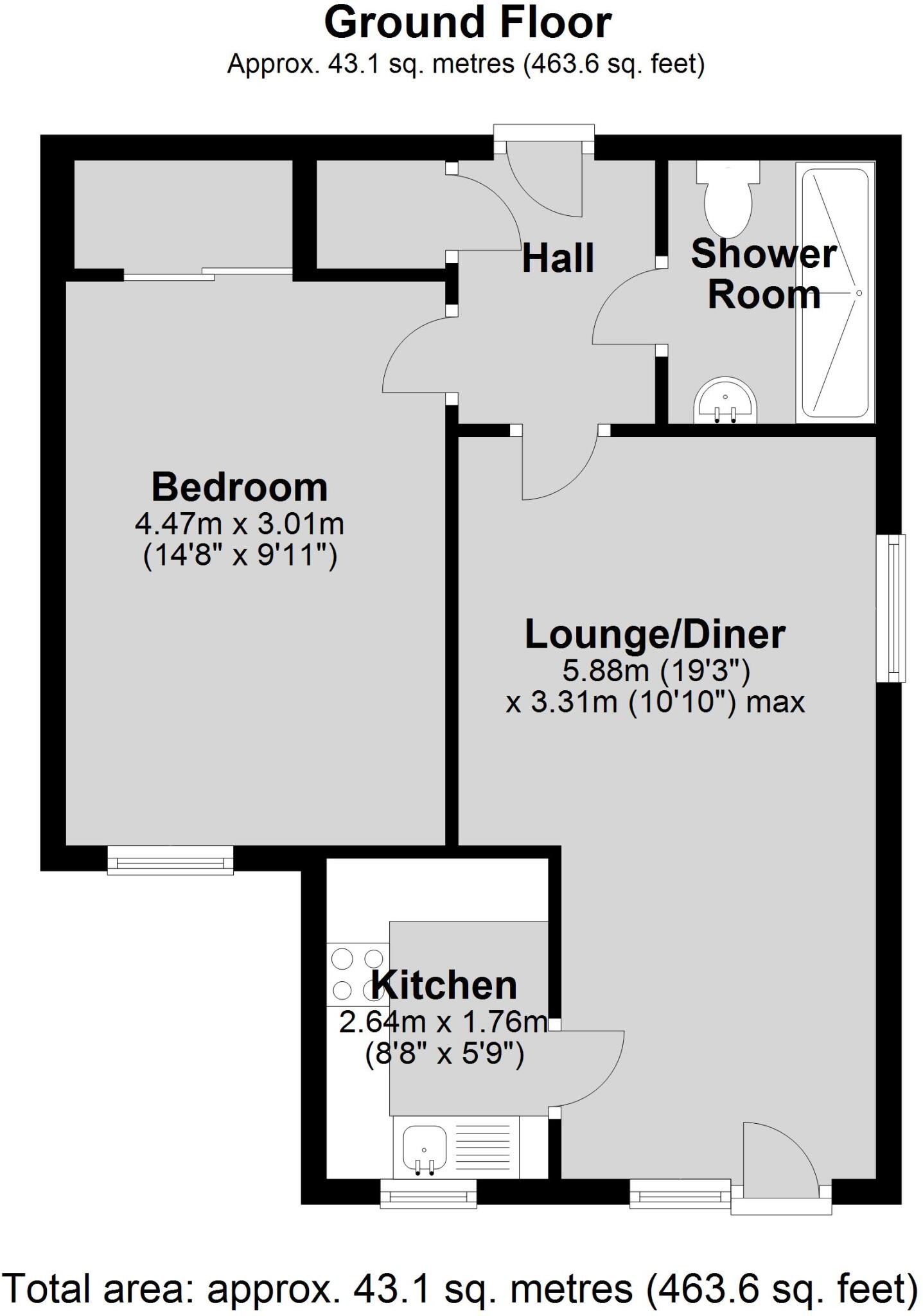 Avalon Court, Newport, Lincoln floorplan