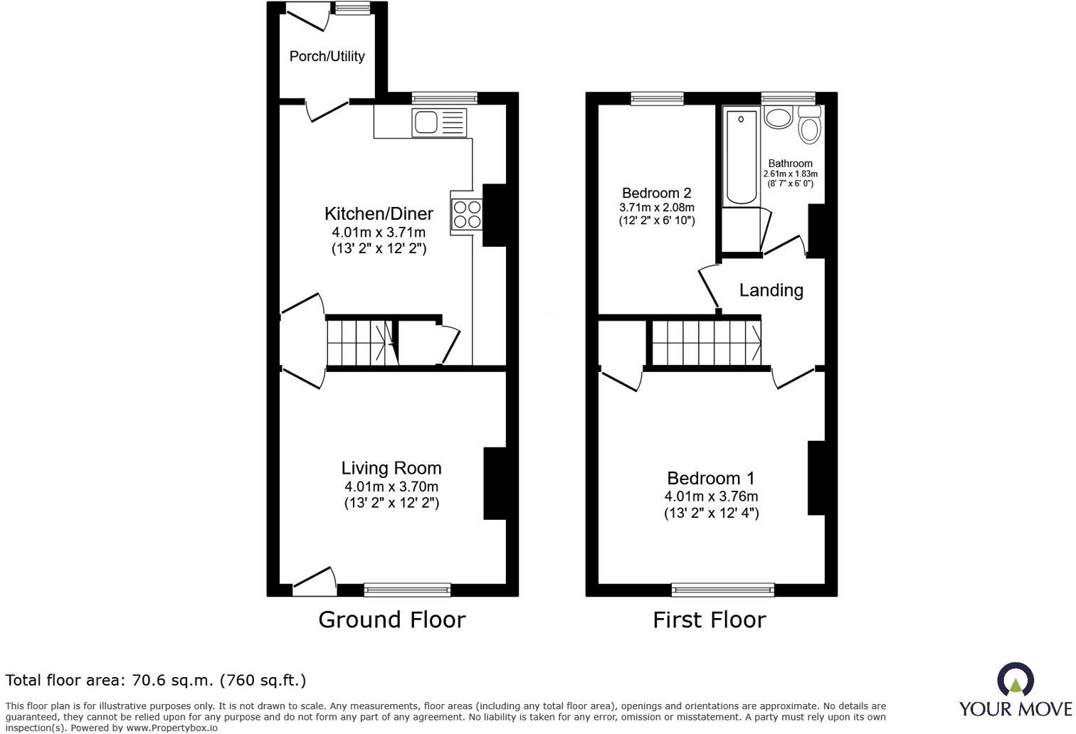 Regent Street, Hemsworth, Pontefract, West Yorkshire, WF9 floorplan
