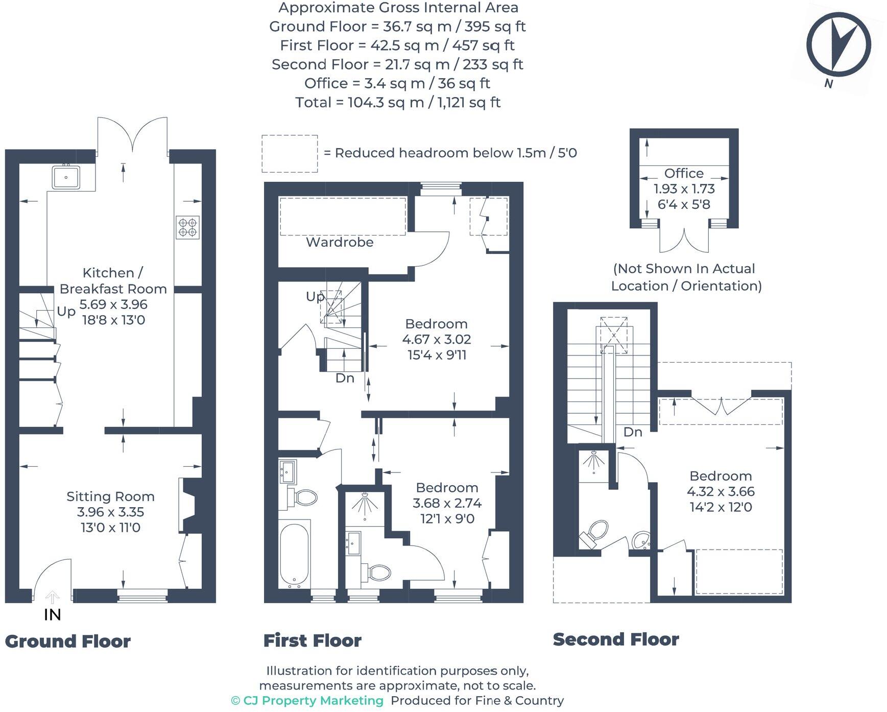 Church End, Redbourn, AL3 floorplan