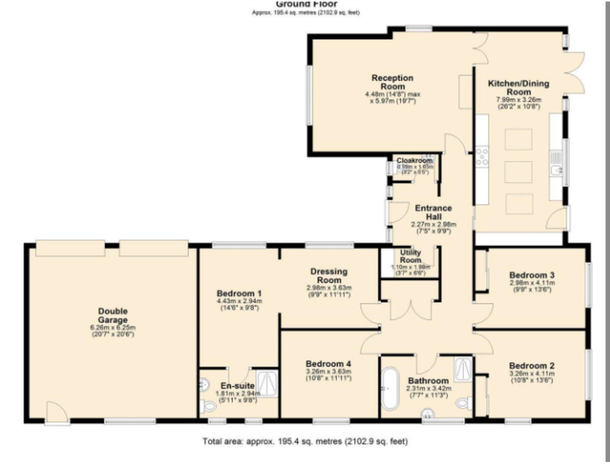 Stead Street, Eckington floorplan