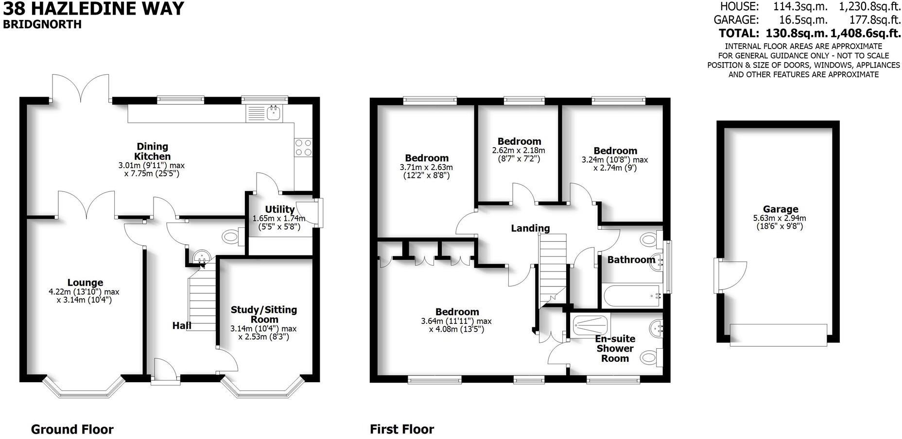 38 Hazledine Way, Bridgnorth floorplan