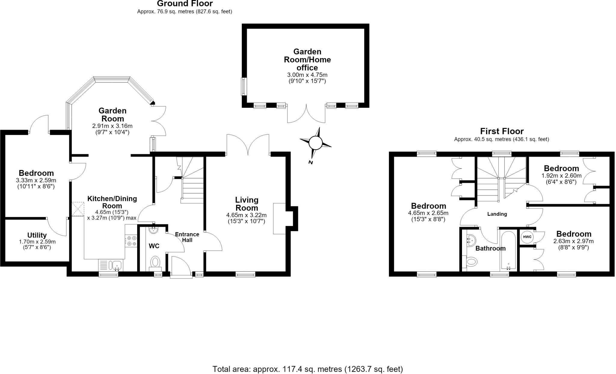 The Osprey, Watermead, Aylesbury, Bucks HP19 0FW floorplan