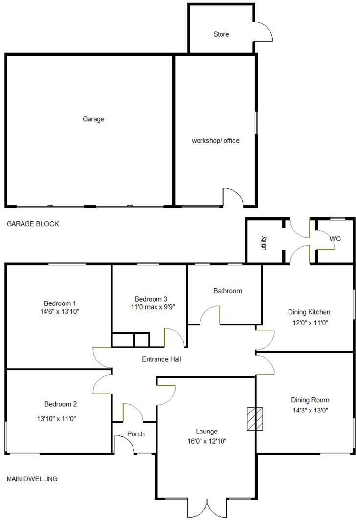 York Road, Scawthorpe, Doncaster floorplan