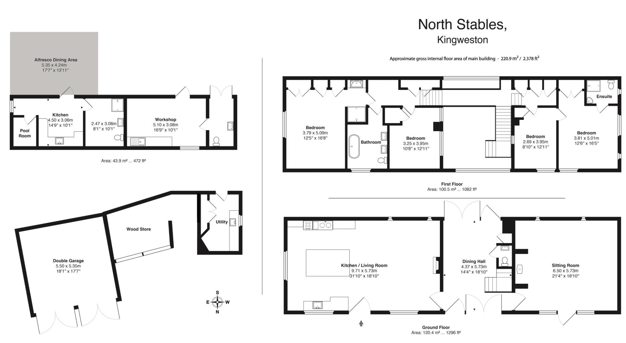 Kingweston, Somerset floorplan