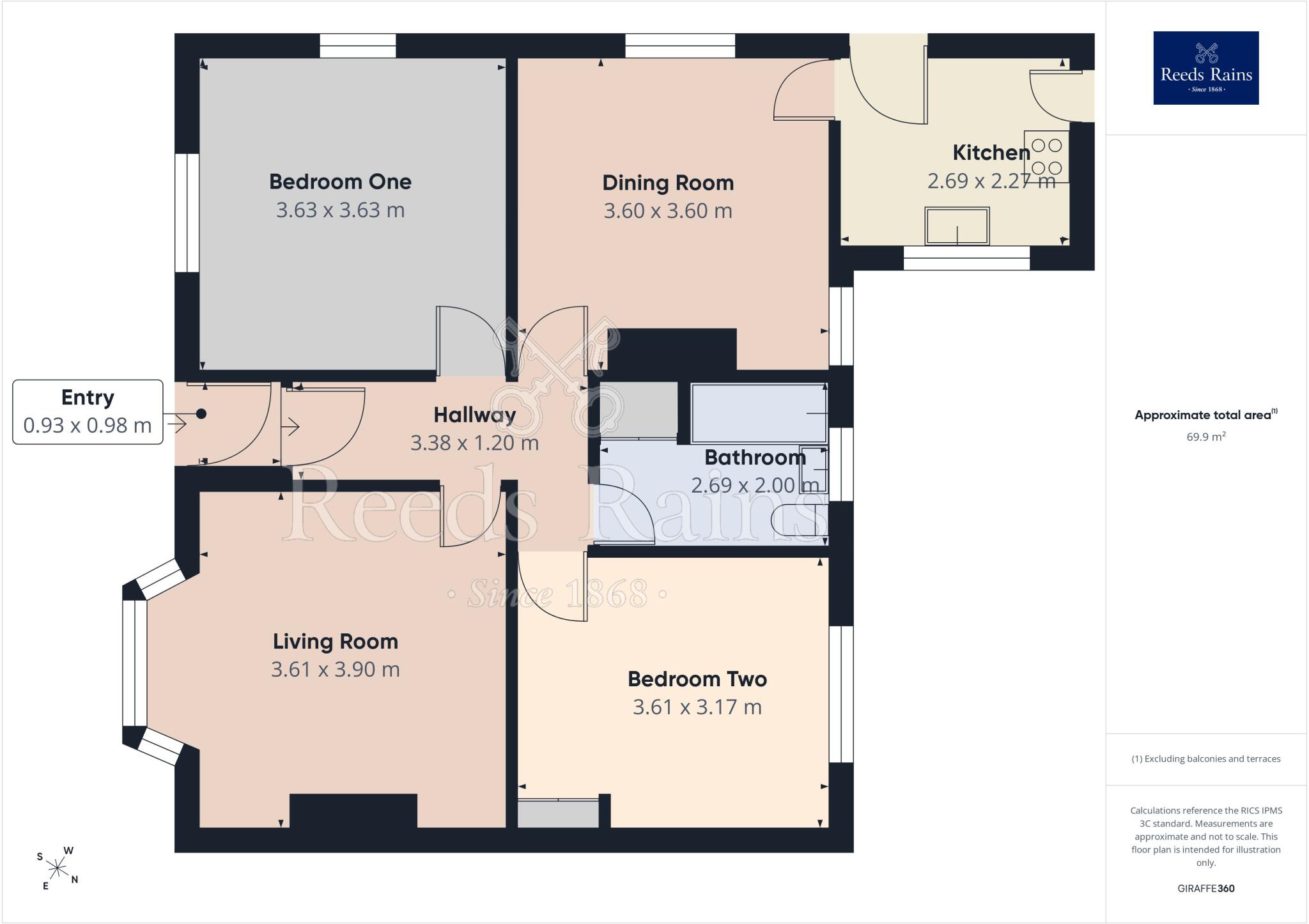 Foster Avenue, Beaumont Park, Huddersfield, West Yorkshire, HD4 floorplan