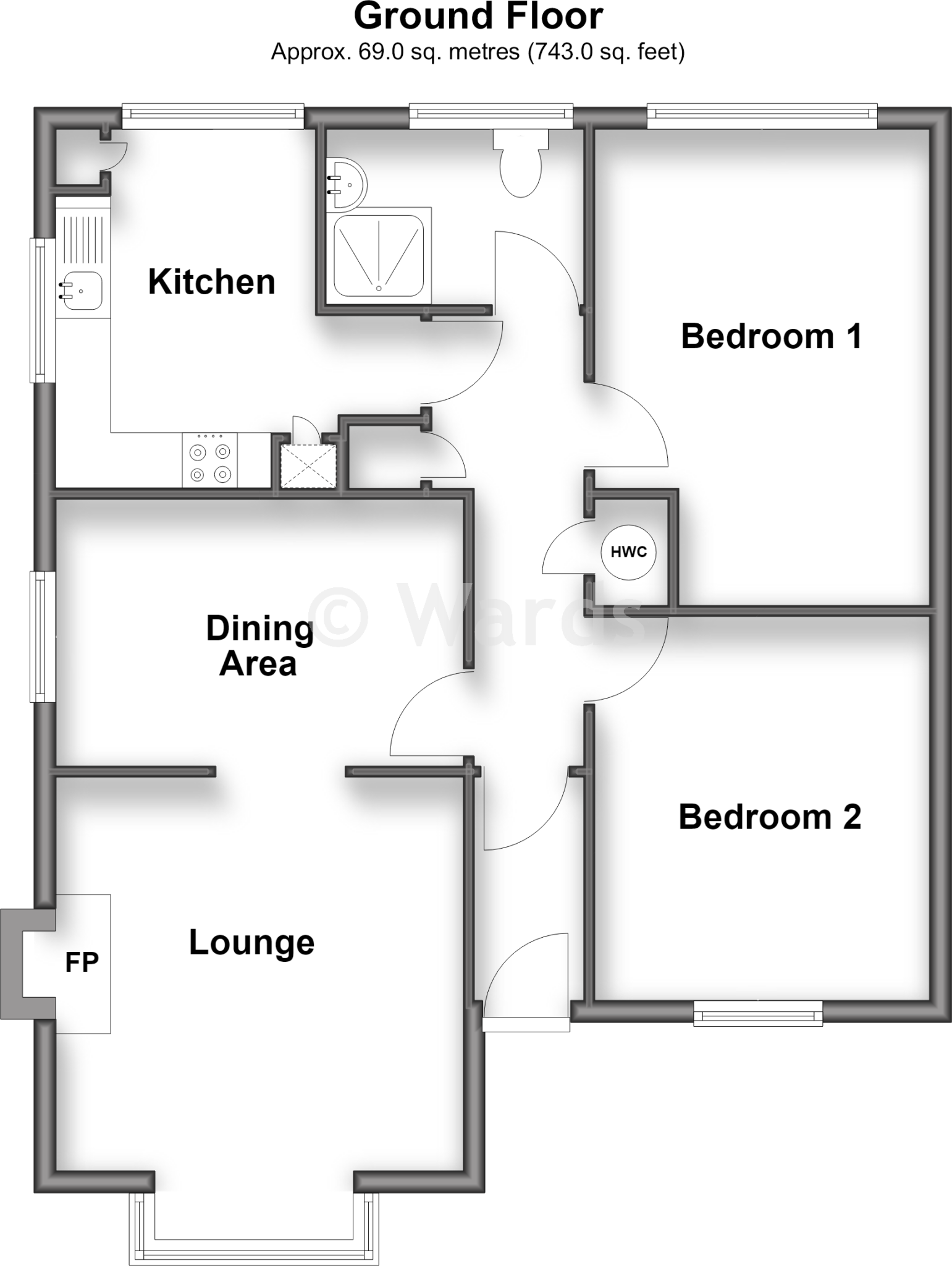 Arthur Salmon Close, Faversham, Kent floorplan