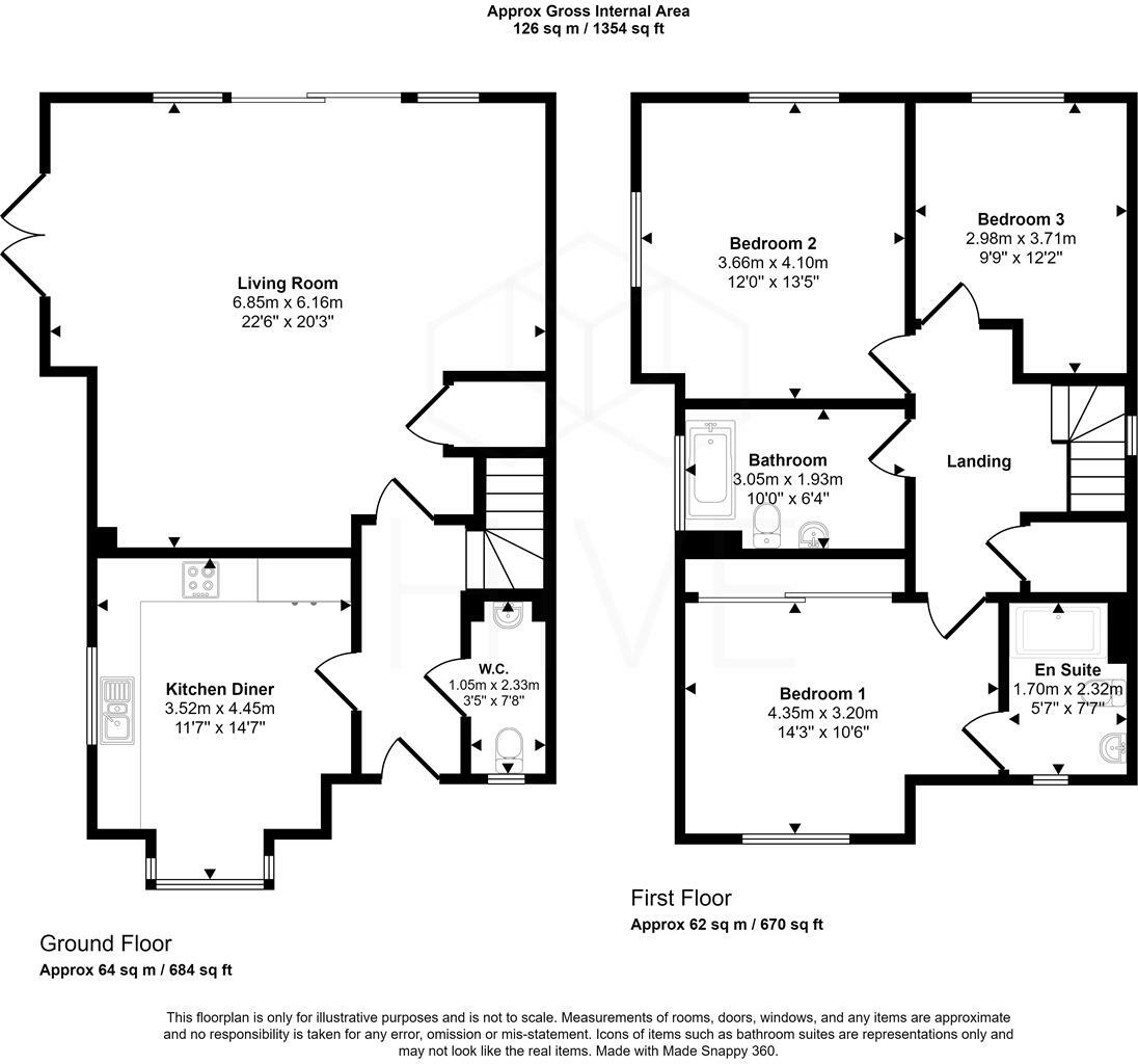 Fairway View Close, Linden Road, West Parley, Ferndown floorplan