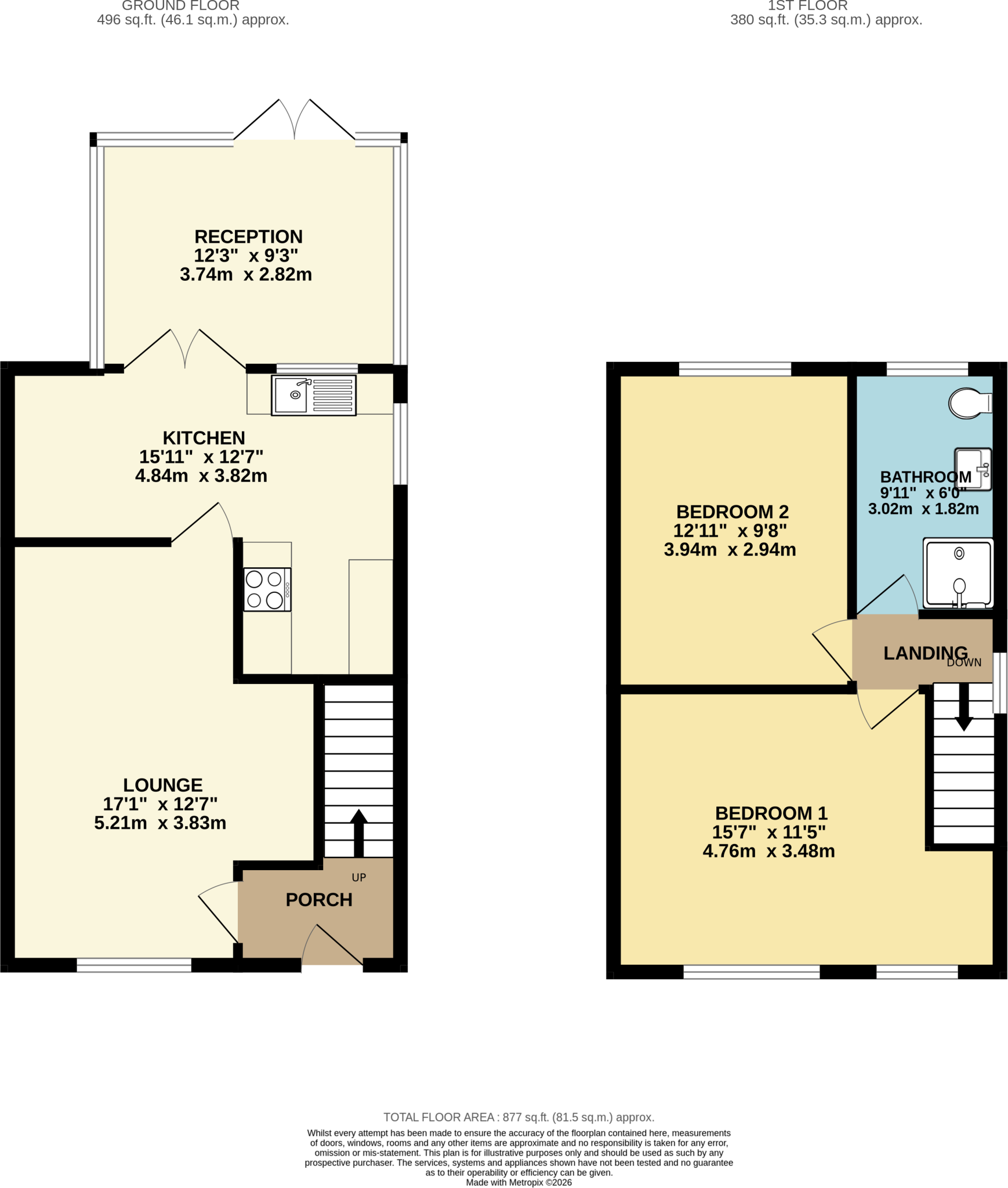 Belvedere Drive, Bredbury floorplan