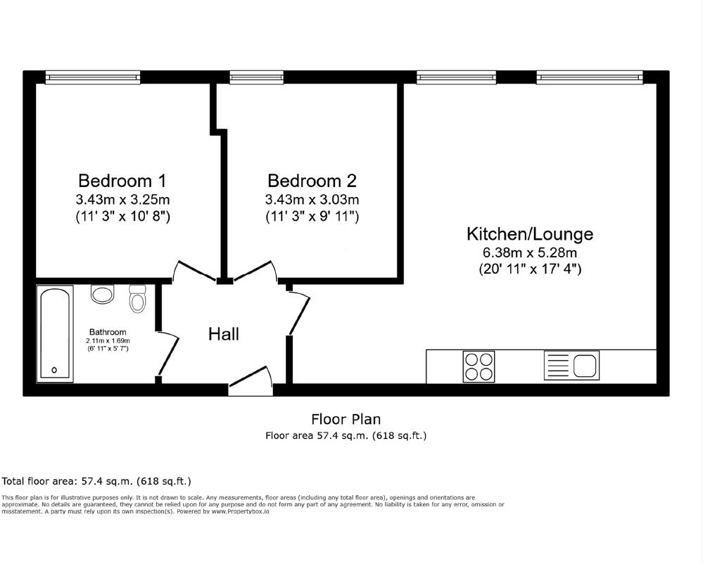 Apartment, Perseverance Mills, Westbury Street, HX5 9AG floorplan