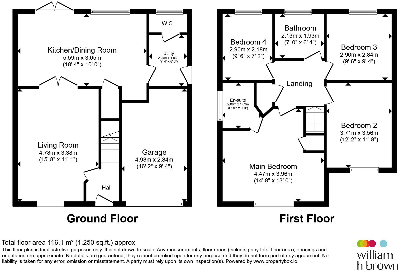 Hammond Close, Weldon, Corby floorplan
