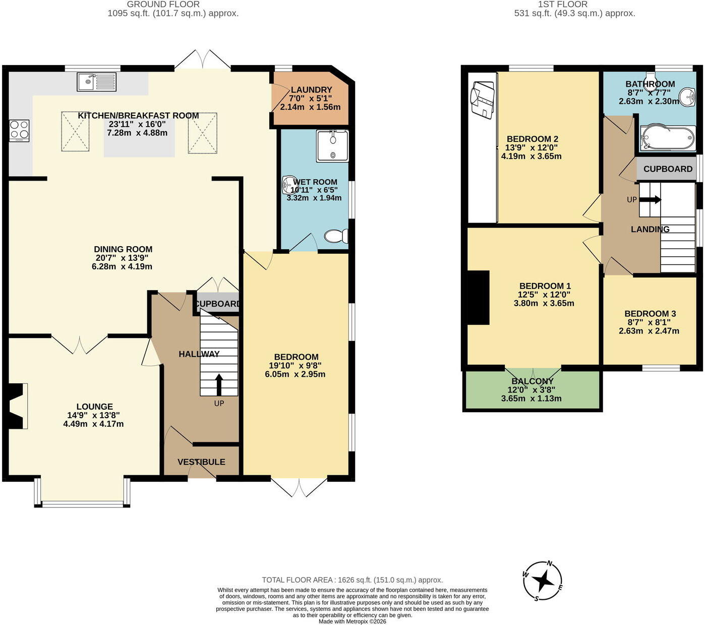 Dunclair Park, Laira, Plymouth floorplan