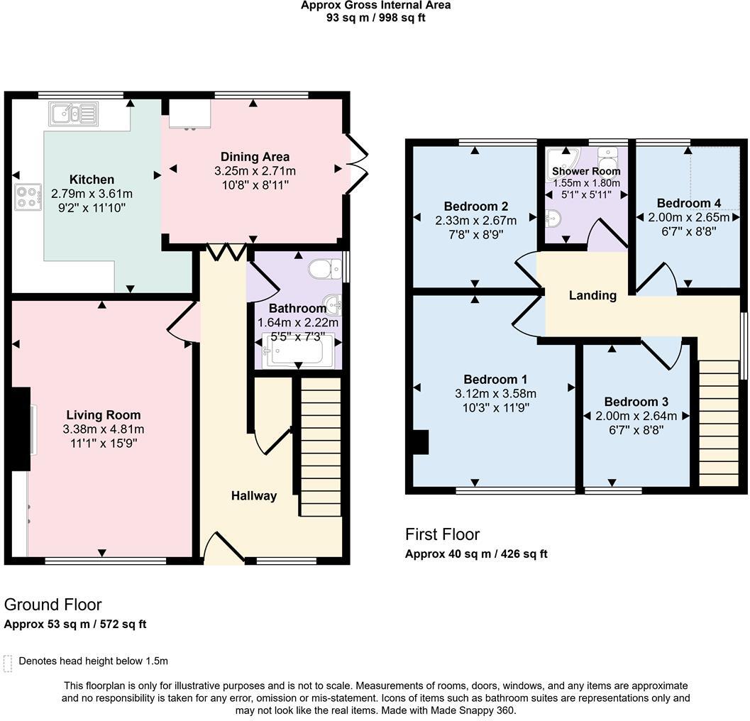 Daleview Close, Long Lee, Keighley, BD21 4UH floorplan