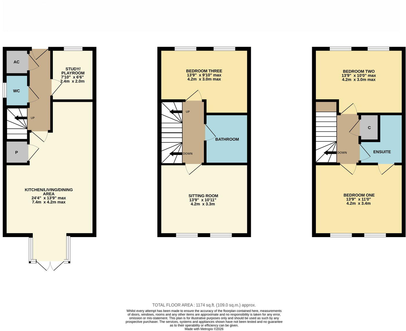 Evans Road, East Leake floorplan